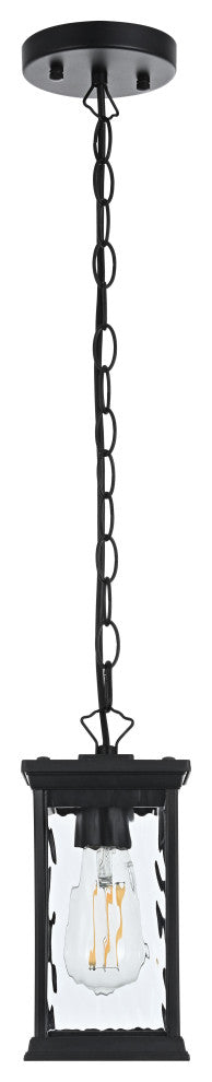Home Living 5" Outdoor Pendant, Black