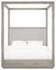 Modus Oxford Full Canopy Bed, Mineral