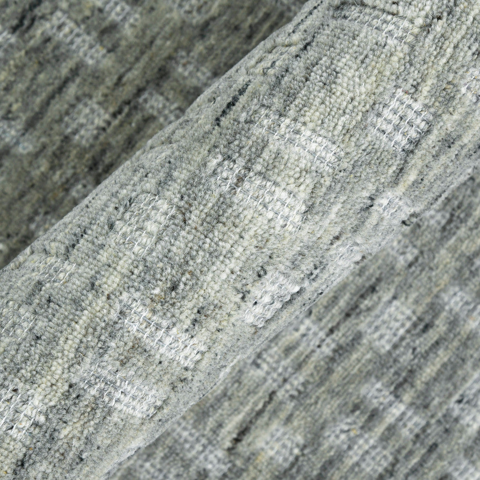 Houston Aliya Area Rug, Gray, 8'9" x 11'9", Geometric