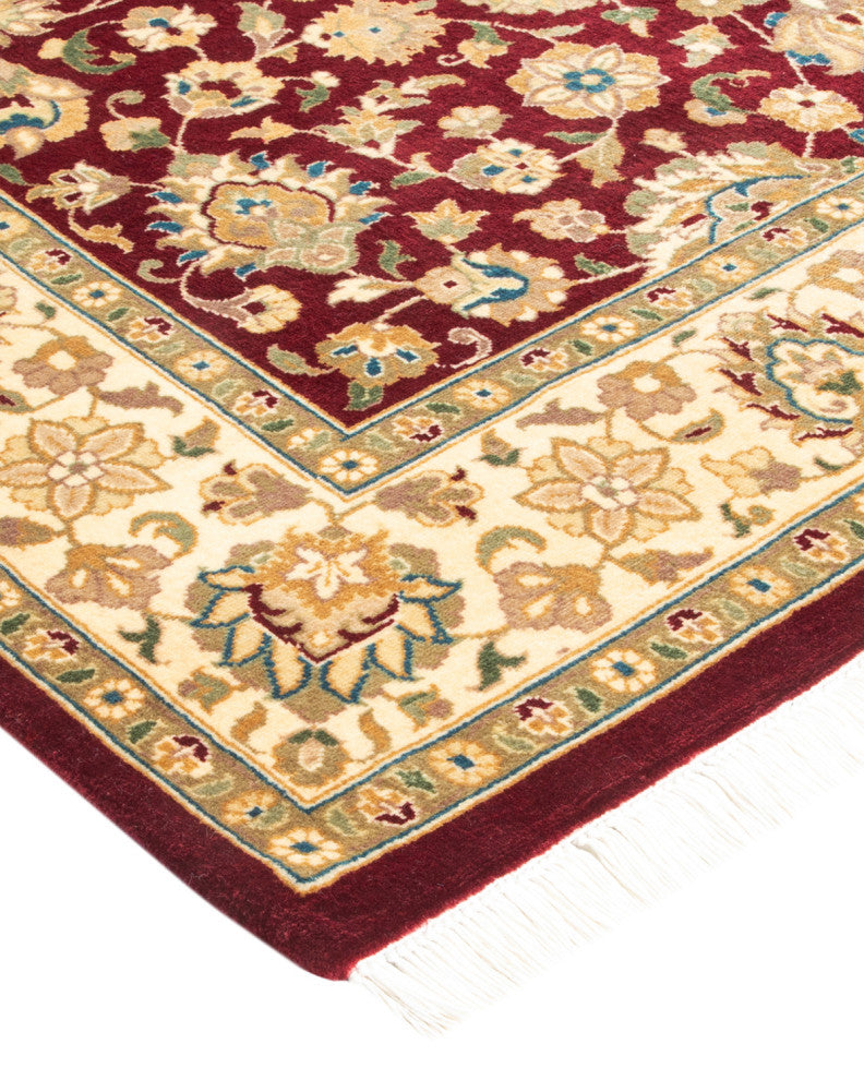 Mogul, One-of-a-Kind Hand-Knotted Area Rug Red, 4'1"x6'1"