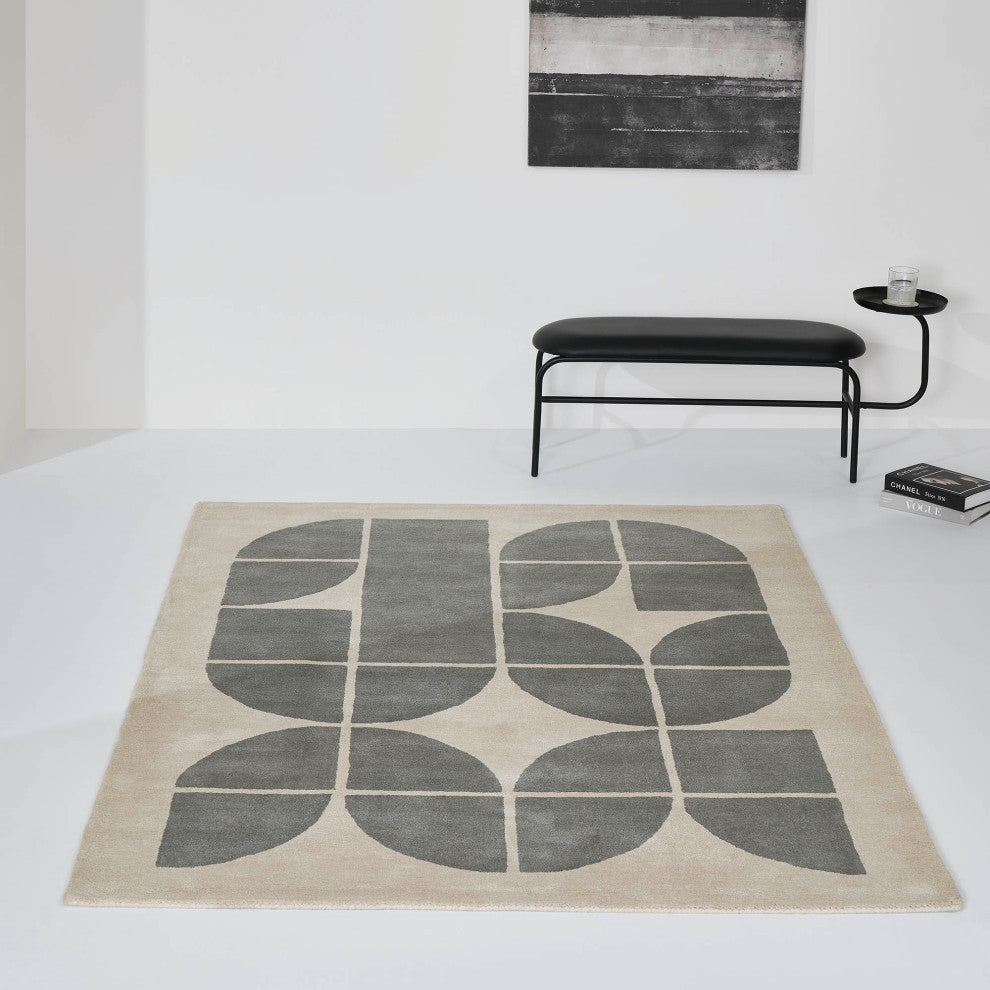 Perseverance 9'10" X 13'1" Ft Hand Tufted Indoor Rug