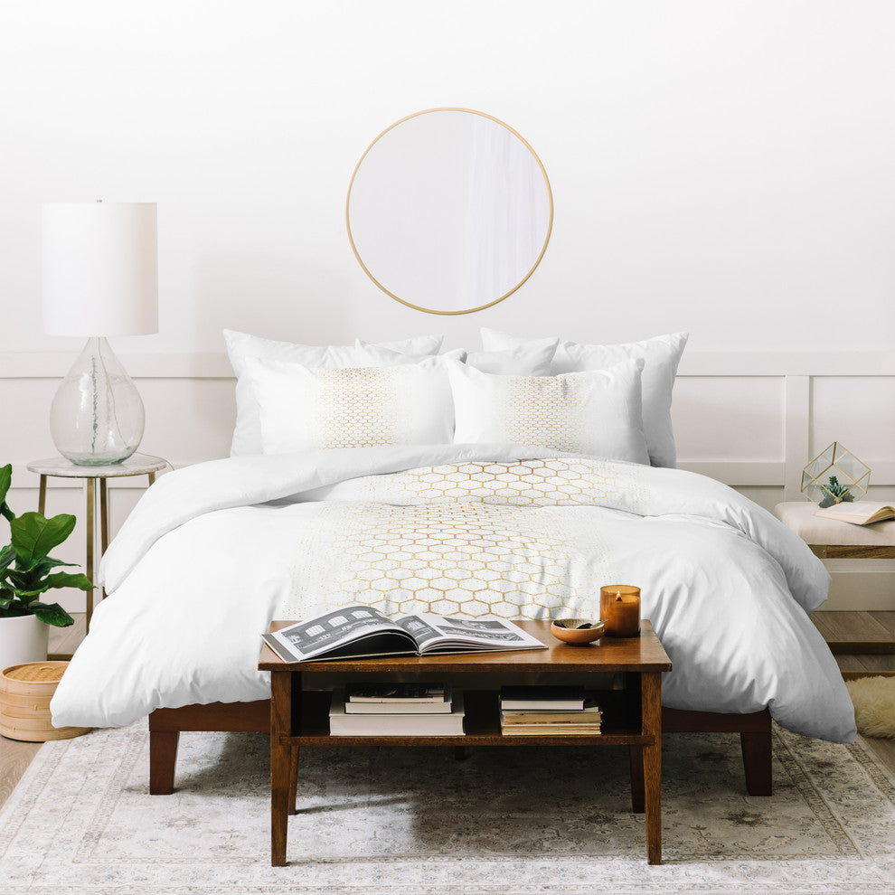Holli Zollinger Honeycomb Duvet Cover Set, Queen