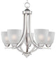 Maxim Axis Five Light Chandelier 11225FTSN