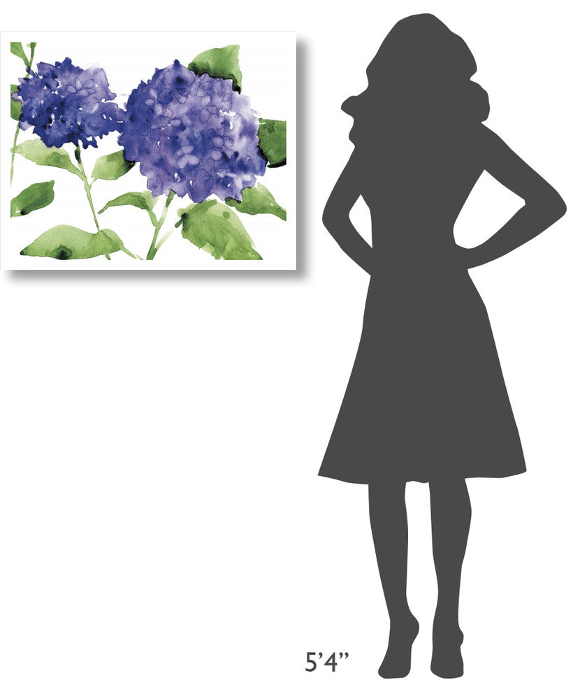 "Bright Hydrangeas" Digital Paper Print by Anne Tavoletti, 30"x24"