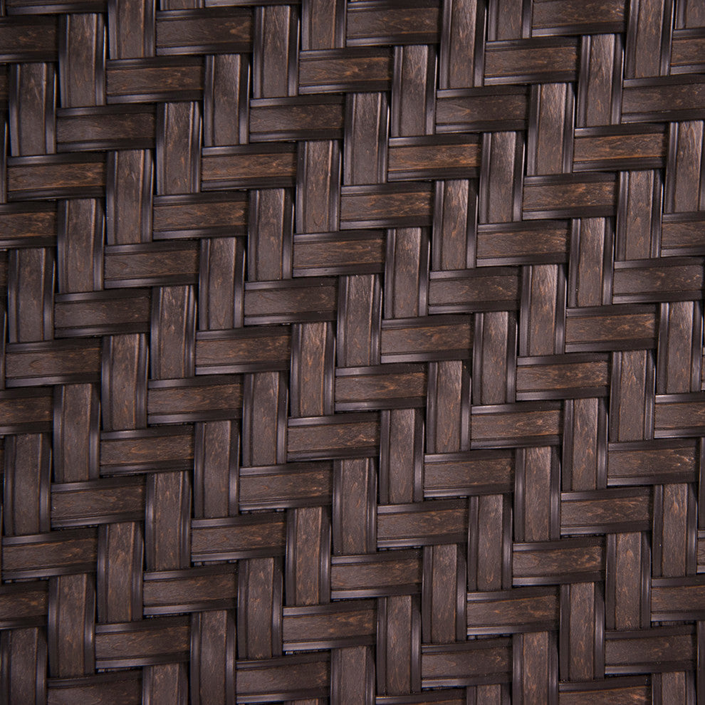 Barcelo 7 Piece Aluminum Outdoor Patio Motion Club Deep Seating Set, Cream