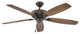Hinkley Highland Wet 60" Fan, Metallic Matte Bronze