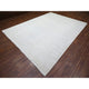 Retro White Washed Out Peshawar Wool Hand Knotted Oriental Rug, 8'9"x11'9"