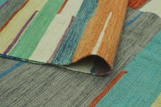 Winchester Kilim Alburt Rust/Green Rug, 6'5x9'7