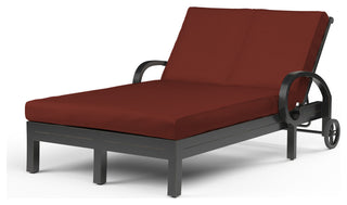 Monterey Durable Canvas Henna Cushions Outdoor Chaise