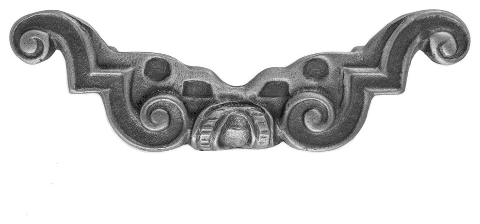 Ornate Pewter Cabinet Pull Hawk Hill Hardware, Vintage Pewter