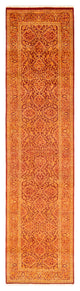 Mogul, One-of-a-Kind Hand-Knotted Area Rug Orange, 2' 6 x 10' 8