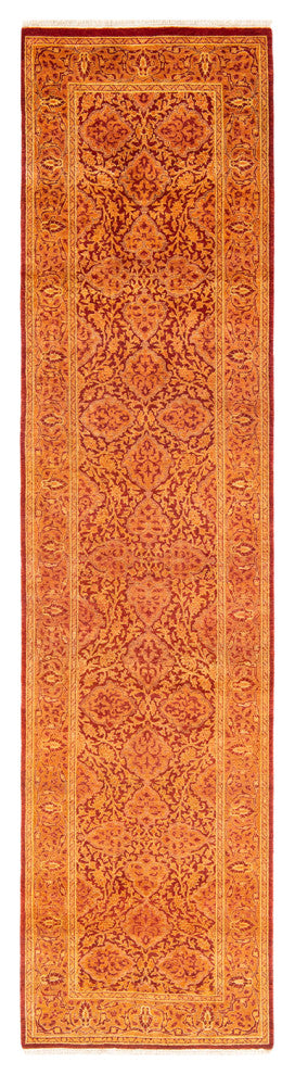 Mogul, One-of-a-Kind Hand-Knotted Area Rug Orange, 2' 6 x 10' 8