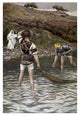 "The Calling of Peter and Andrew" Digital Paper Print by James Tissot, 22"x32"