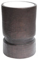 Industrial Column Accent Table Dark Bronze - Brown