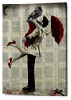 Epic Graffiti "It Rained" by Loui Jover, Giclee Canvas Wall Art, 12"x18"