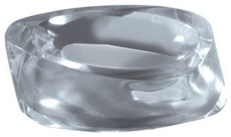 Round Countertop Soap Holder, Silver