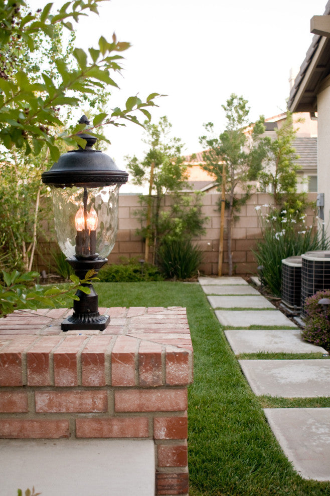 Maxim 3421 Carriage House DC 3 Light Outdoor Post Light - Oriental Bronze