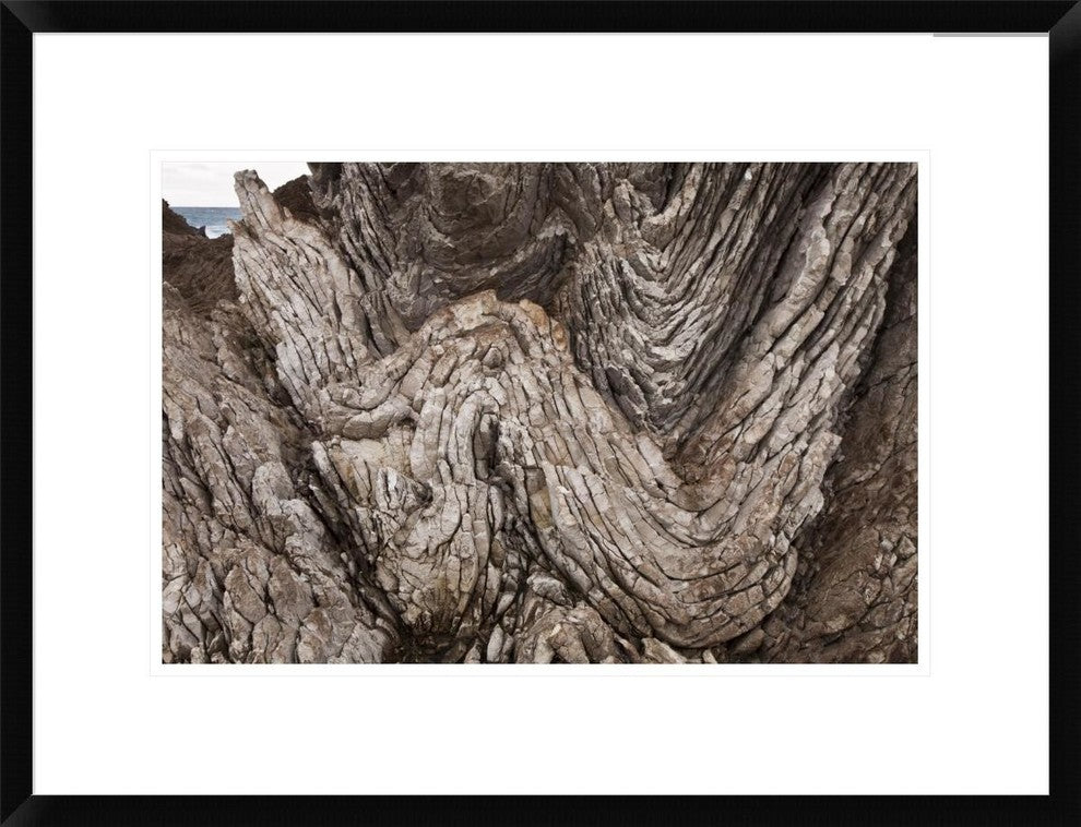Folded Limestone Layers, Kaikoura, North Canterbury, New Zealand, 24"x18"