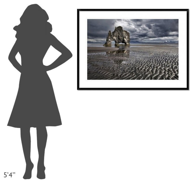 "Hvatserkur" Framed Digital Print by Bragi Ingibergsson, 44x32"