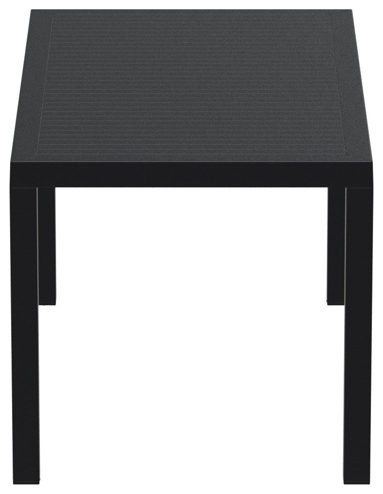 Compamia Ares Rectangle Dining Table, Black