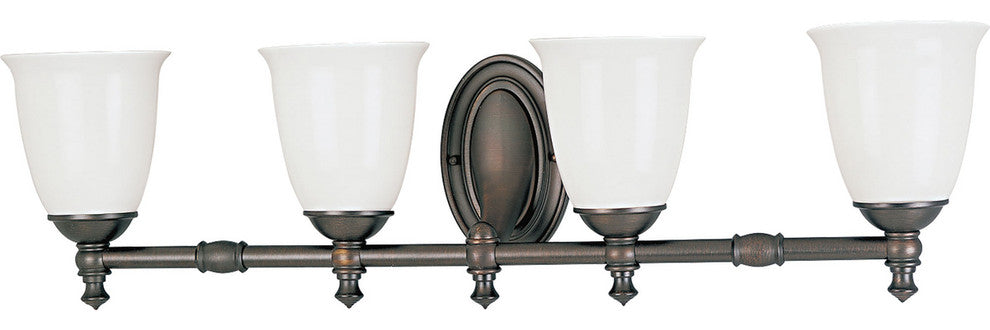 Progress Lighting 4-100W Medium Bath Bracket, Venetian Bronze