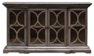 Front-facing full-view product shot on a uniform white background; shows entire four-door chest without text.