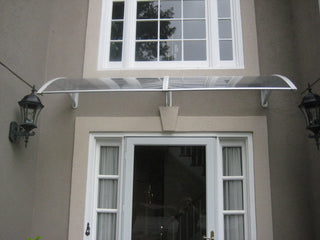 Door and Window Awning Solid, Clear