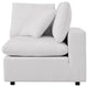 Modular Lounge Sectional Deep Sofa Set, White, Modern, Outdoor Hospitality
