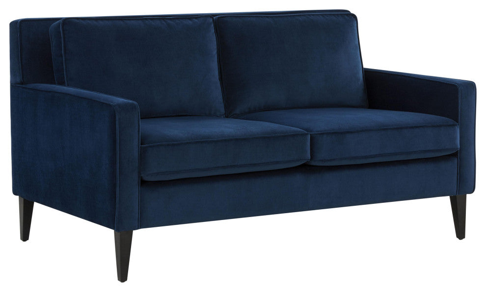 Luna Sapphire Blue Loveseat