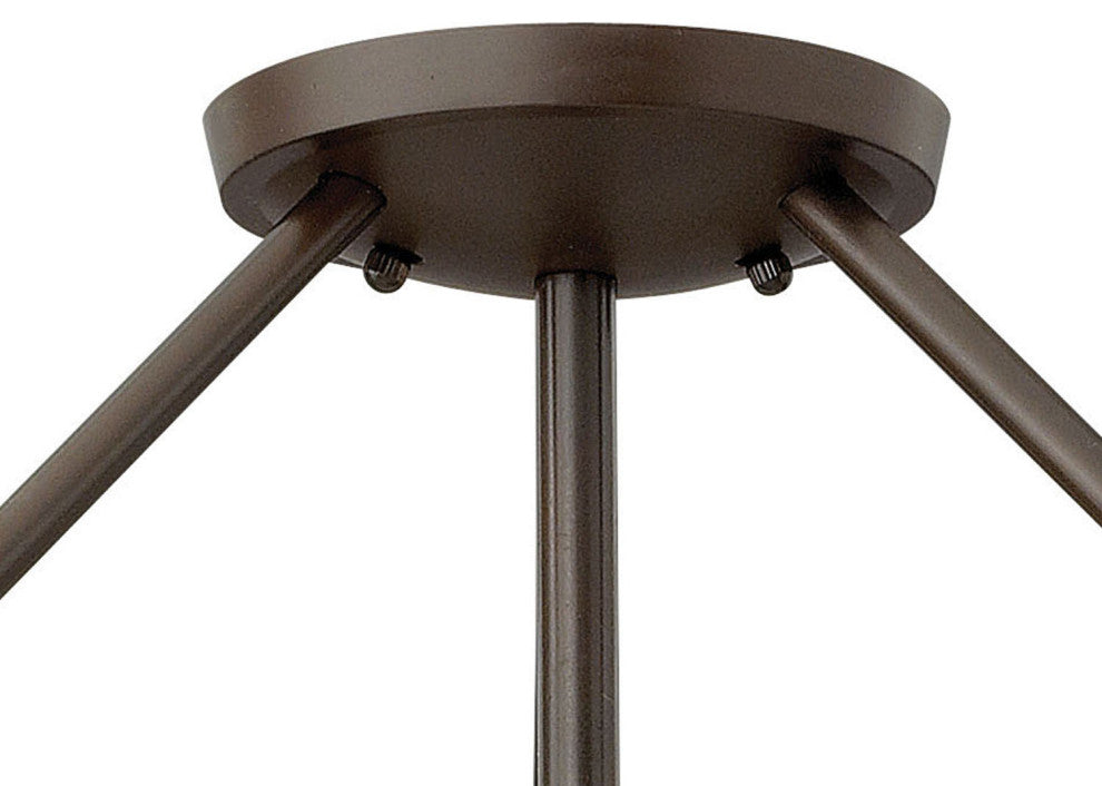 Hinkley Hathaway Large Semi-Flush Mount, Olde Bronze