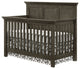 San Mateo 60"W Convertible Crib, Gray