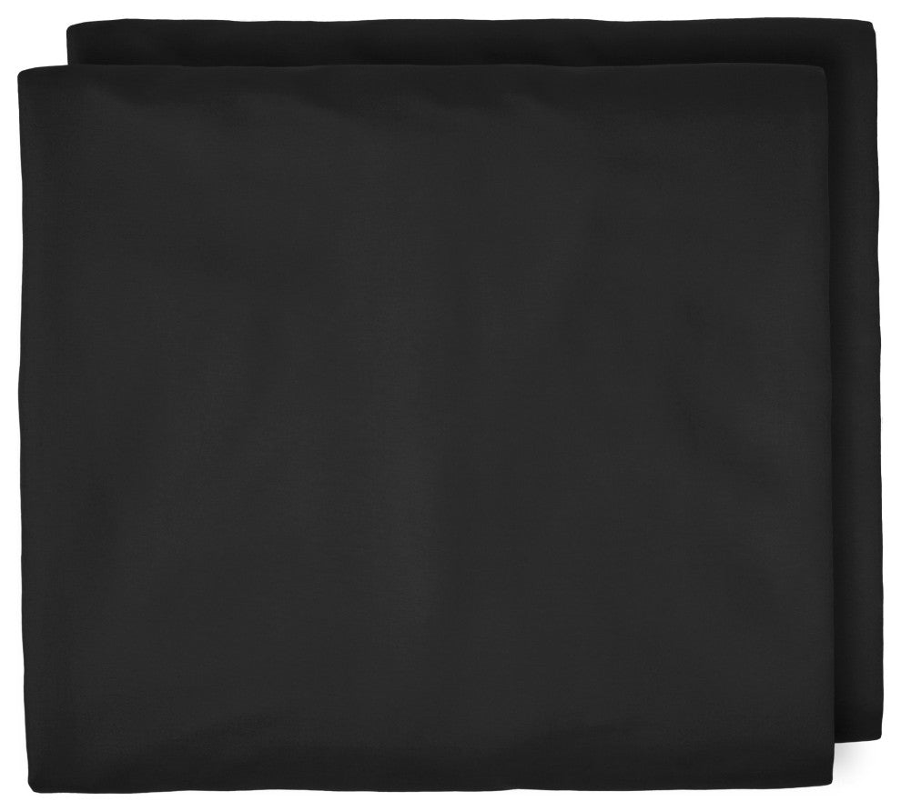 Bare Home Microfiber Fitted Sheets - Set of 2, Black, Queen