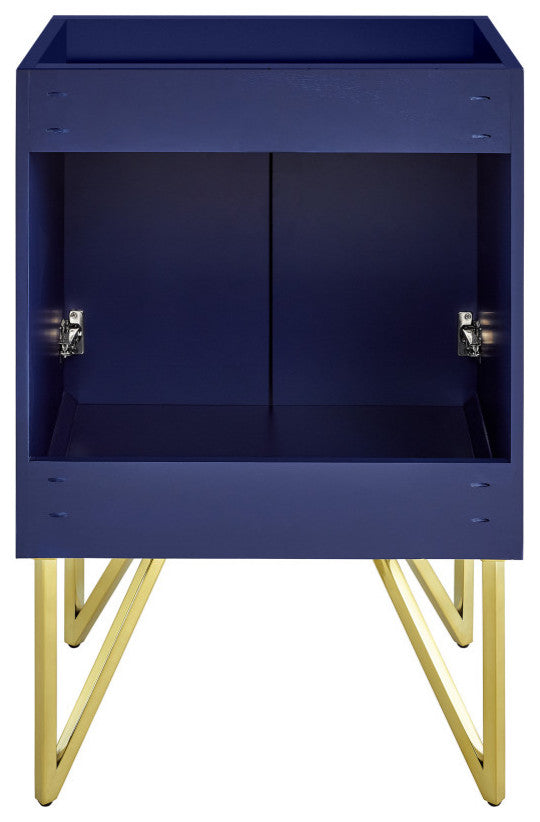 Annecy 24 Granger Blue Bathroom Vanity Cabinet Only, SM-BV252L