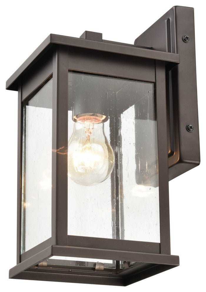 1 Light 5.75 in. Powder Coat Bronze Outdoor