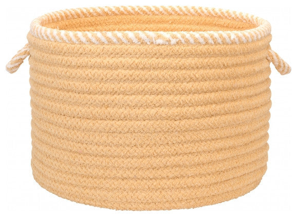 Colonial Mills Basket Surroundings Kids Pale Banana Round