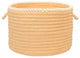Colonial Mills Basket Surroundings Kids Pale Banana Round