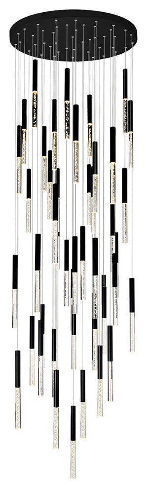 Dragonwatch LED Integrated Chandelier with Black Finish