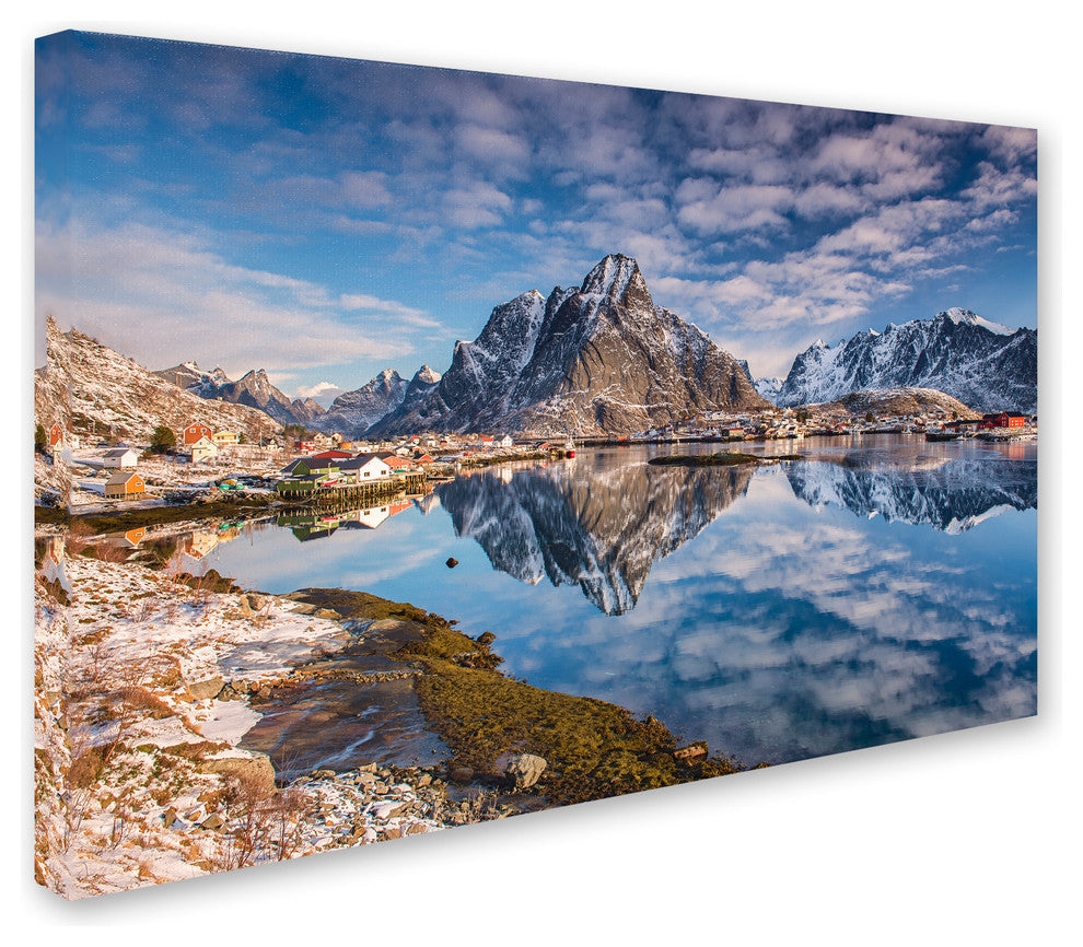 Michael Blanchette Photography 'Mirror in the Fjord' Canvas Art, 47x30