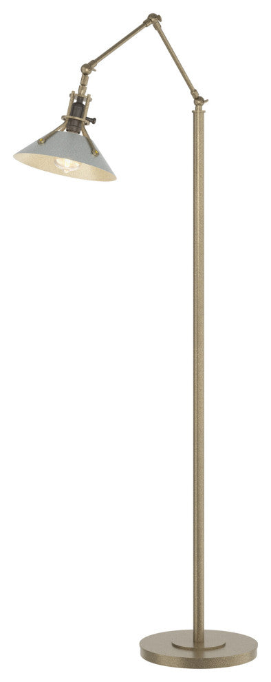Henry Floor Lamp, Soft Gold, Vintage Platinum Accents