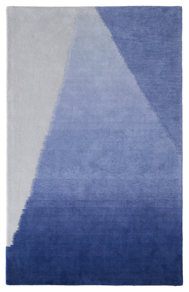 Katya 8990F Modern/Casual/Industrial Area Rug, Blue/Gray, 2'x3'