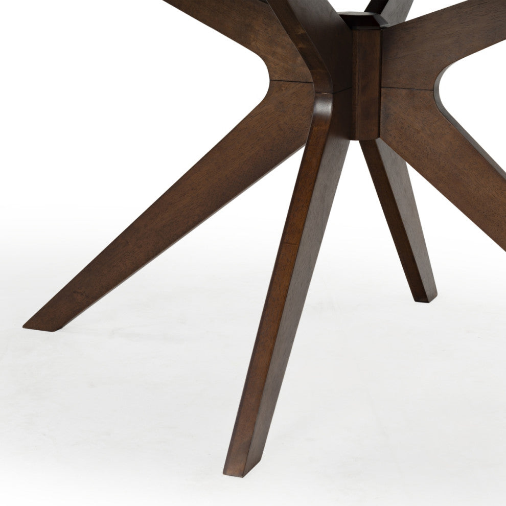 Safavieh Couture Hawkins Wood Oval Dining Table, Walnut