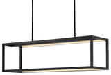 Fredrick Ramond FR31038 Onyx 45"W LED Linear Chandelier - Black