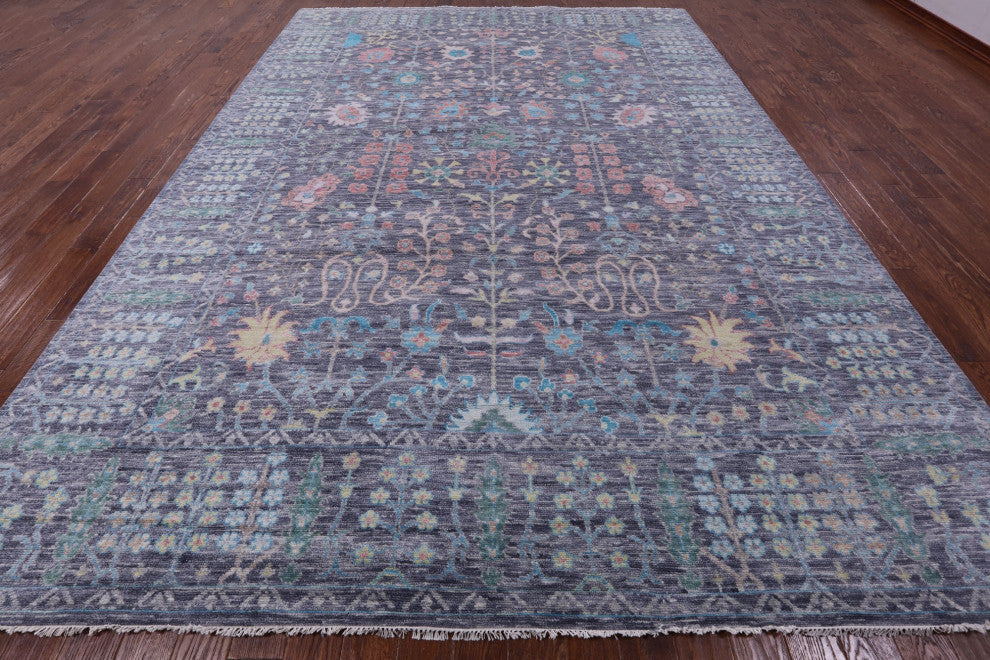10' 1" X 14' 2" Turkish Oushak Handmade Wool Rug - Q13330
