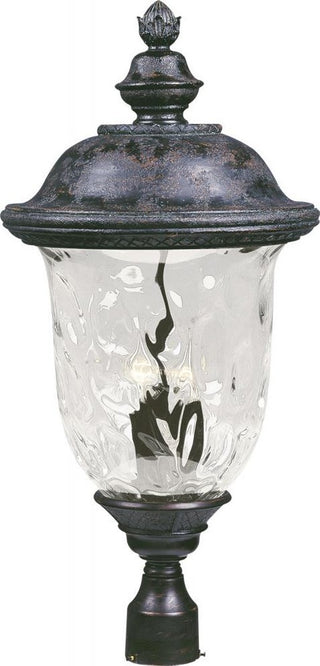 Maxim Carriage House VX 3-Light Outdoor Post Lantern - 40421WGOB