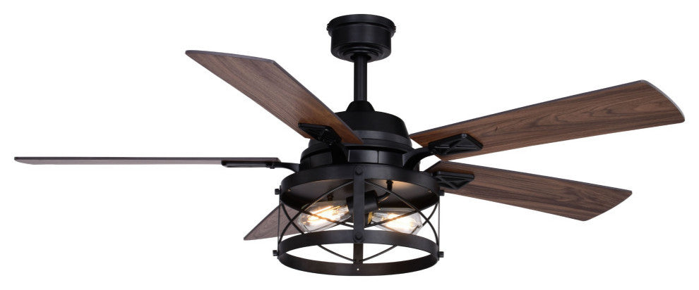 Elburn 52" Ceiling Fan Black