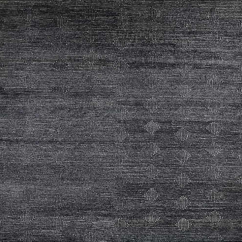 Ahgly Company Indoor Square Mid-Century Modern Area Rugs, 7' Square