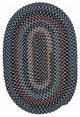 Boston Common BC52 Winter Blues Traditional Area Rug, Round 10'x10'