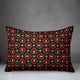 Heart Pattern in Red Throw Pillow