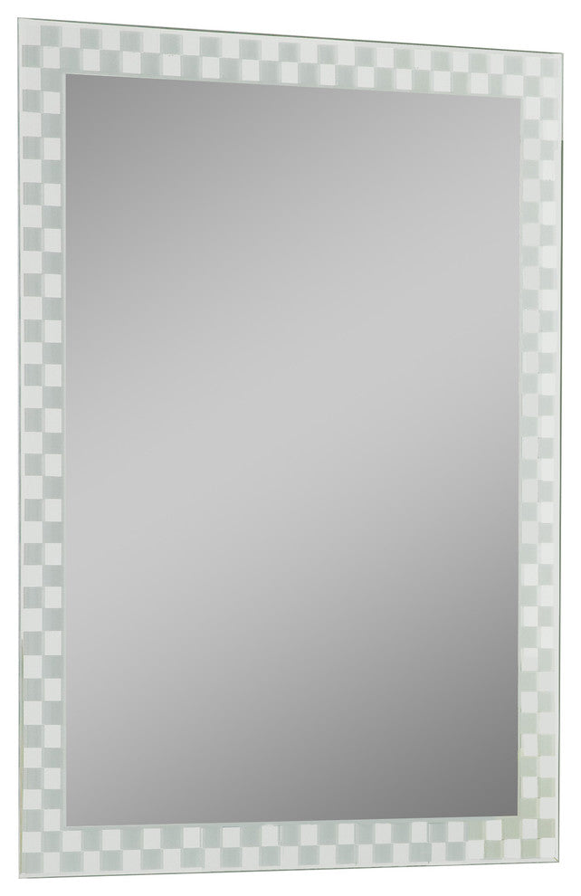 Frameless Checkmate Wall Mirror