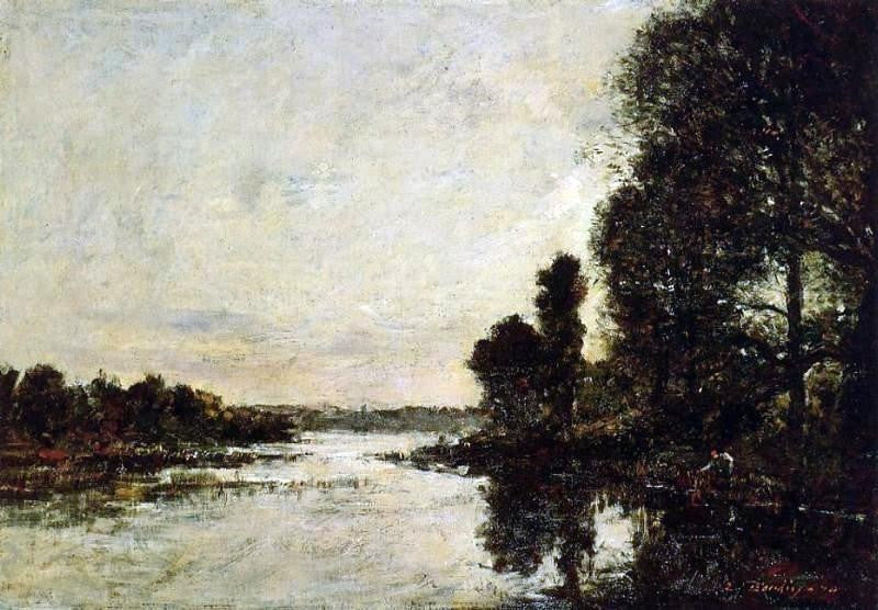 Eugene-Louis Boudin Le bras de mar de Karoulle Hopital Camfrout Wrapped Canvas